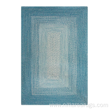 Ocen blue design PP yarn woven outdoor rugs